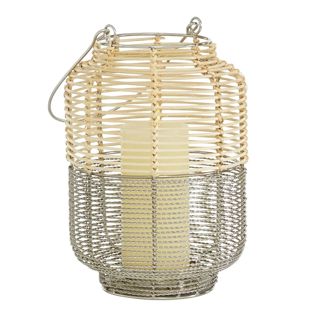 Hot Sale π Natural Iron Contemporary Candle Holder Lantern, 11" x 7" x 9" by Ivory and Iris π 1 Hot Sale π Natural Iron Contemporary Candle Holder Lantern, 11" x 7" x 9" by Ivory and Iris π