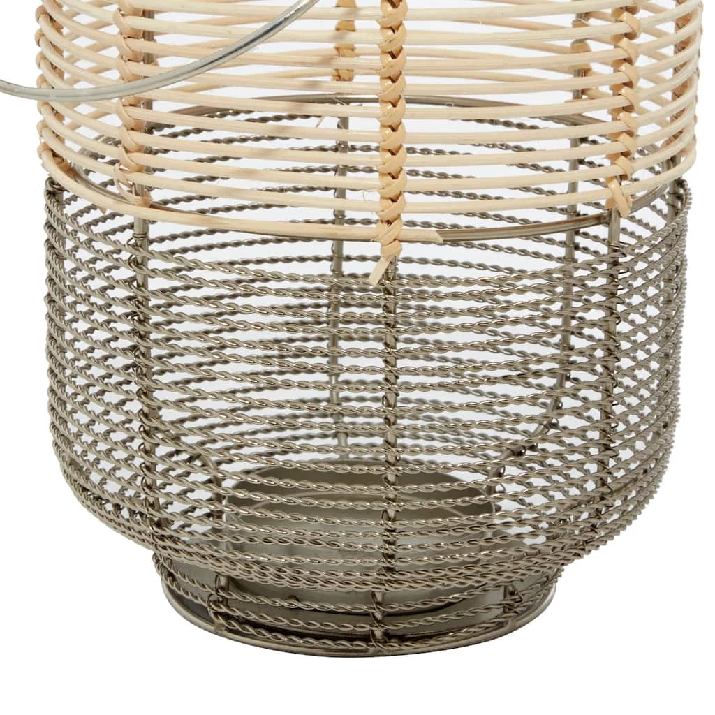 Hot Sale π Natural Iron Contemporary Candle Holder Lantern, 11" x 7" x 9" by Ivory and Iris π 5 Hot Sale π Natural Iron Contemporary Candle Holder Lantern, 11" x 7" x 9" by Ivory and Iris π - Image 5