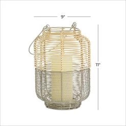 Hot Sale π Natural Iron Contemporary Candle Holder Lantern, 11" x 7" x 9" by Ivory and Iris π 16 Hot Sale π Natural Iron Contemporary Candle Holder Lantern, 11" x 7" x 9" by Ivory and Iris π -Cheap Ivory and Iris Store D503878S 8