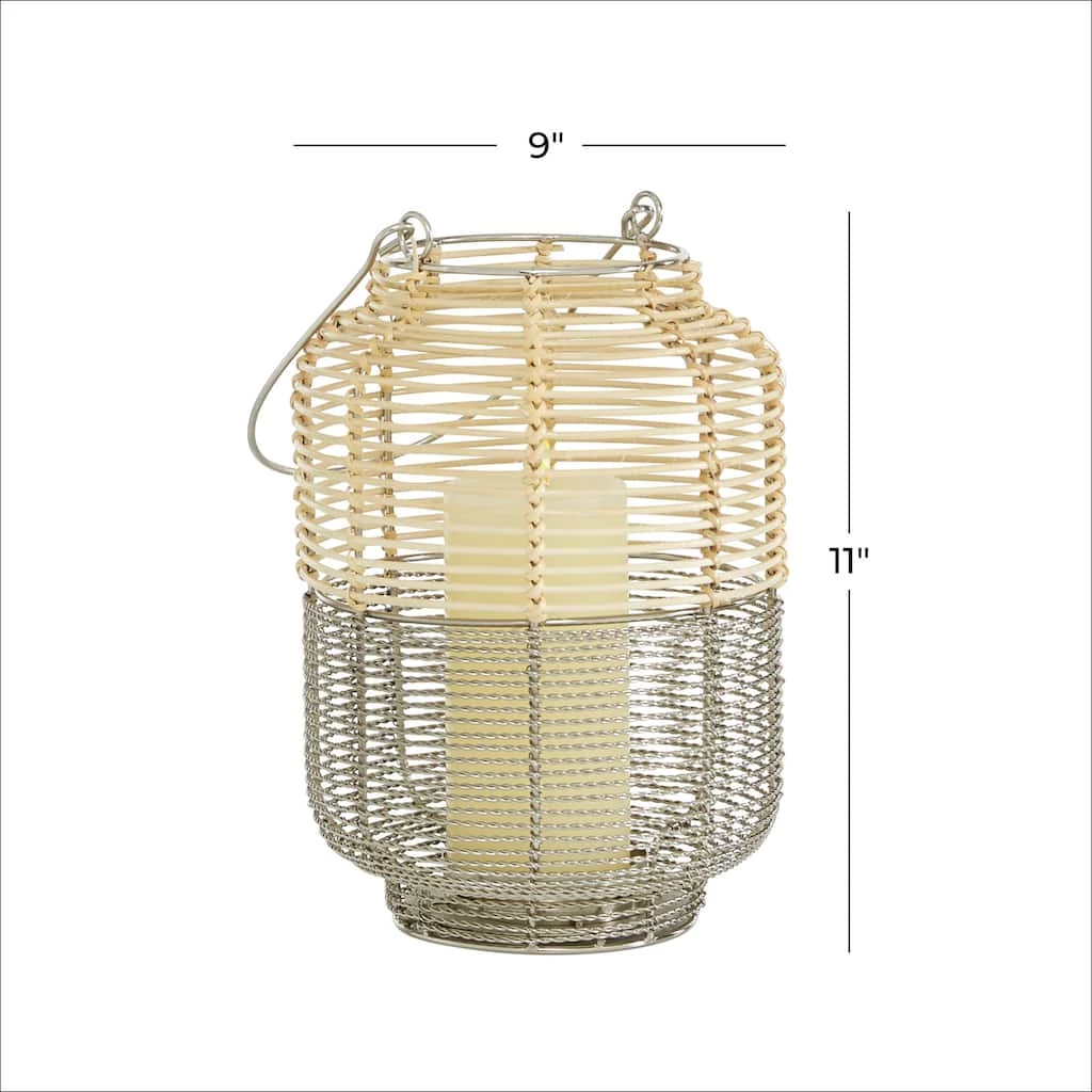 Hot Sale π Natural Iron Contemporary Candle Holder Lantern, 11" x 7" x 9" by Ivory and Iris π 8 Hot Sale π Natural Iron Contemporary Candle Holder Lantern, 11" x 7" x 9" by Ivory and Iris π - Image 8