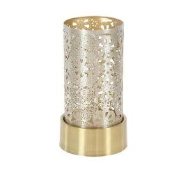 Cheapest 😀 Set of 2" Gold Metal Eclectic Lantern, 8", 10" by Ivory and Iris ⌛ -Cheap Ivory and Iris Store D503879S 4