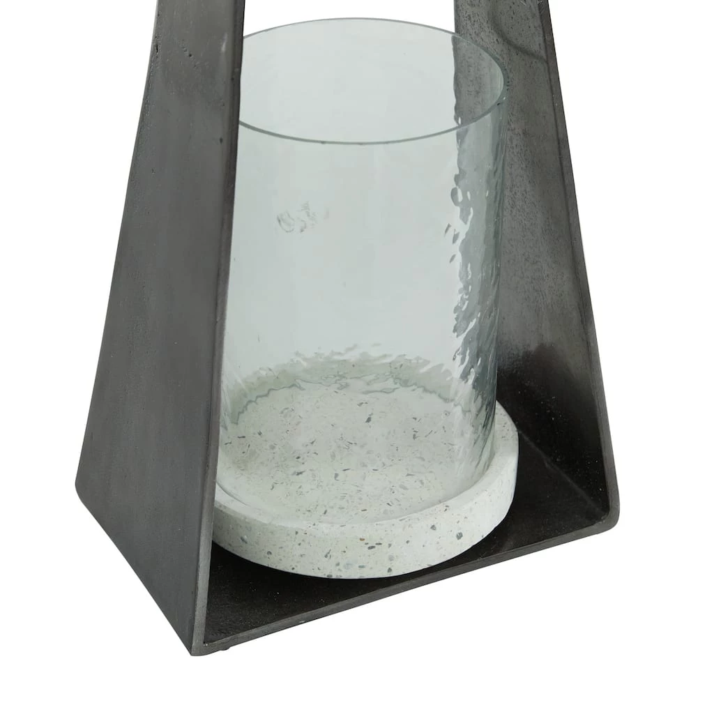 Flash Sale 🧨 Black Terrazzo Contemporary Candle Holder Lantern, 18" x 8" x 5" by Ivory and Iris ⭐ 3 Flash Sale 🧨 Black Terrazzo Contemporary Candle Holder Lantern, 18" x 8" x 5" by Ivory and Iris ⭐ - Image 3