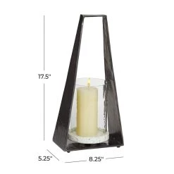 Flash Sale 🧨 Black Terrazzo Contemporary Candle Holder Lantern, 18" x 8" x 5" by Ivory and Iris ⭐ 12 Flash Sale 🧨 Black Terrazzo Contemporary Candle Holder Lantern, 18" x 8" x 5" by Ivory and Iris ⭐ -Cheap Ivory and Iris Store D503884S 6