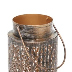 Top 10 🎉 Set of 2" Brown Metal Eclectic Lantern, 5" x 16" by Ivory and Iris 🎉 -Cheap Ivory and Iris Store D503893S 6