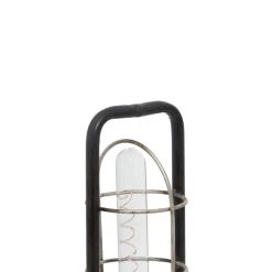 Top 10 ✔️ Black Iron Industrial Candle Holder Lantern, 18" x 5" x 5" by Ivory and Iris 🔥 -Cheap Ivory and Iris Store D503894S 6