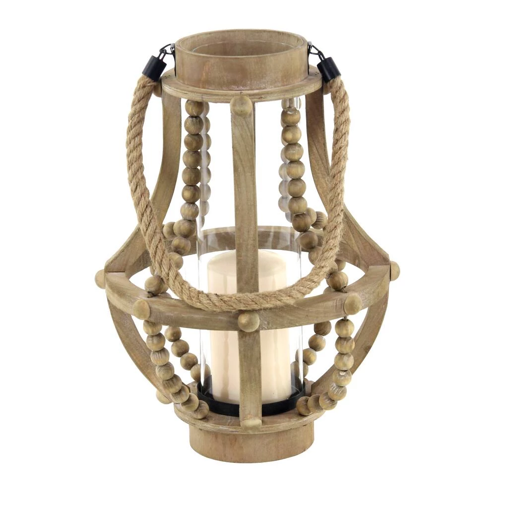 Best deal β Beige Recycled Wood Farmhouse LED Lantern, 16" x 10" x 10" by Ivory and Iris π 1 Best deal β Beige Recycled Wood Farmhouse LED Lantern, 16" x 10" x 10" by Ivory and Iris π