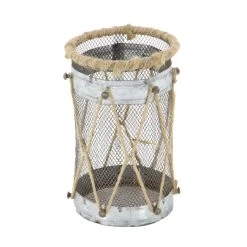 Budget ✔️ Set of 3" Silver Metal Rustic Lantern, 11", 9", 8" by Ivory and Iris 🔥 -Cheap Ivory and Iris Store D503896S 5
