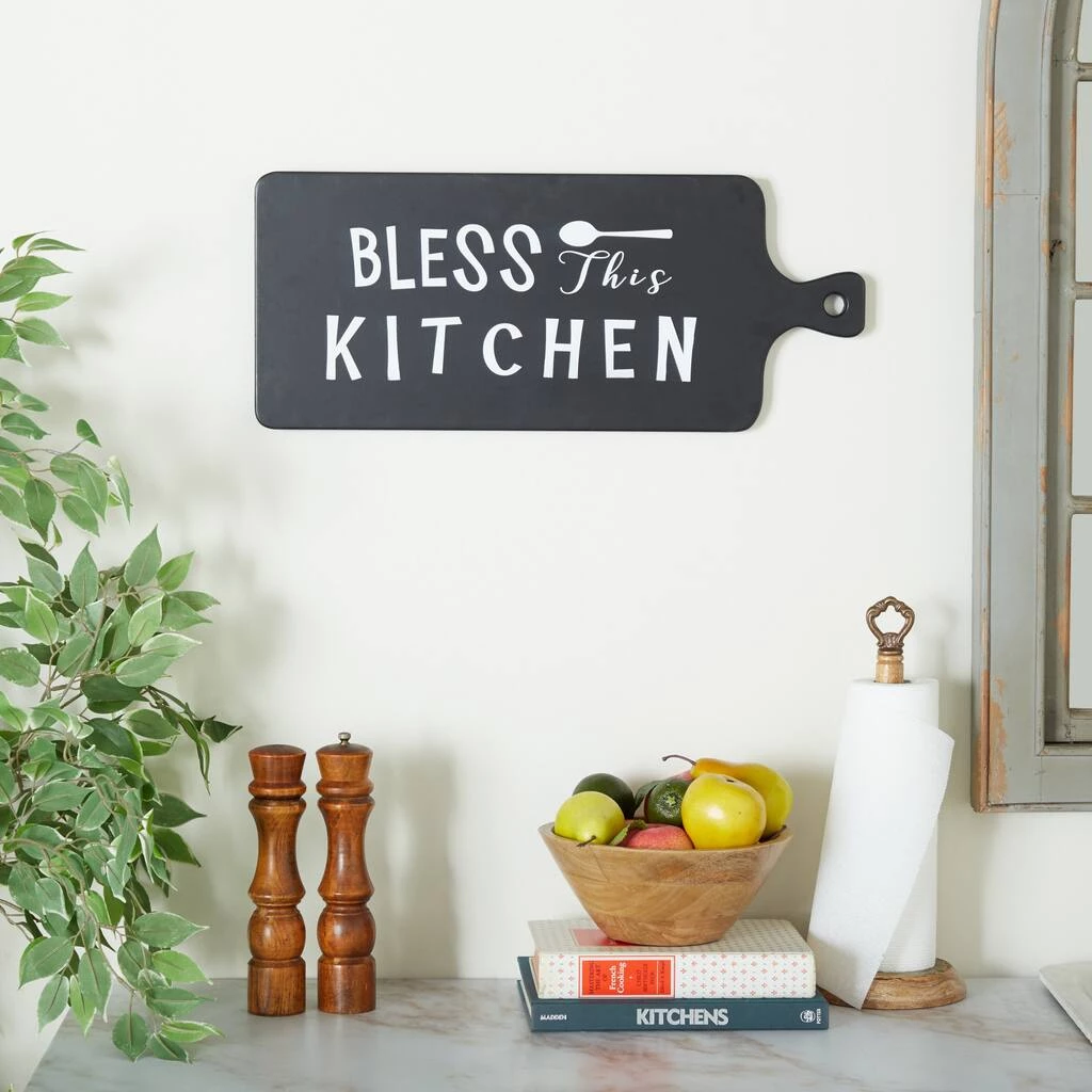 Coupon π Black MDF Modern Farmhouse Wall Decor, 10" x 24" x 2" by Ivory and Iris π 6 Coupon π Black MDF Modern Farmhouse Wall Decor, 10" x 24" x 2" by Ivory and Iris π - Image 6