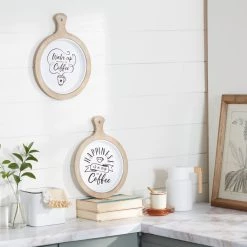 Buy 🎁 Set of 2 White Metal Farmhouse Wall Decor, 12" x 14" by Ivory and Iris 🛒 -Cheap Ivory and Iris Store D503909S 6