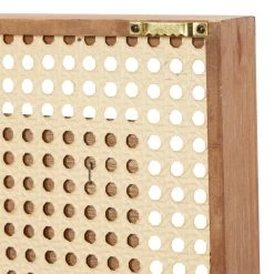 Cheapest 🎁 Set of 2 Brown Wood Farmhouse Wall Decor 16"x 16" by Ivory and Iris 👏 -Cheap Ivory and Iris Store D503914S 5