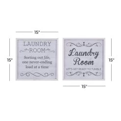 Buy π€© Set of 2 White Wood Farmhouse Sign Wall Decor, 15" x 15" by Ivory and Iris π 14 Buy π€© Set of 2 White Wood Farmhouse Sign Wall Decor, 15" x 15" by Ivory and Iris π -Cheap Ivory and Iris Store D503927S 7
