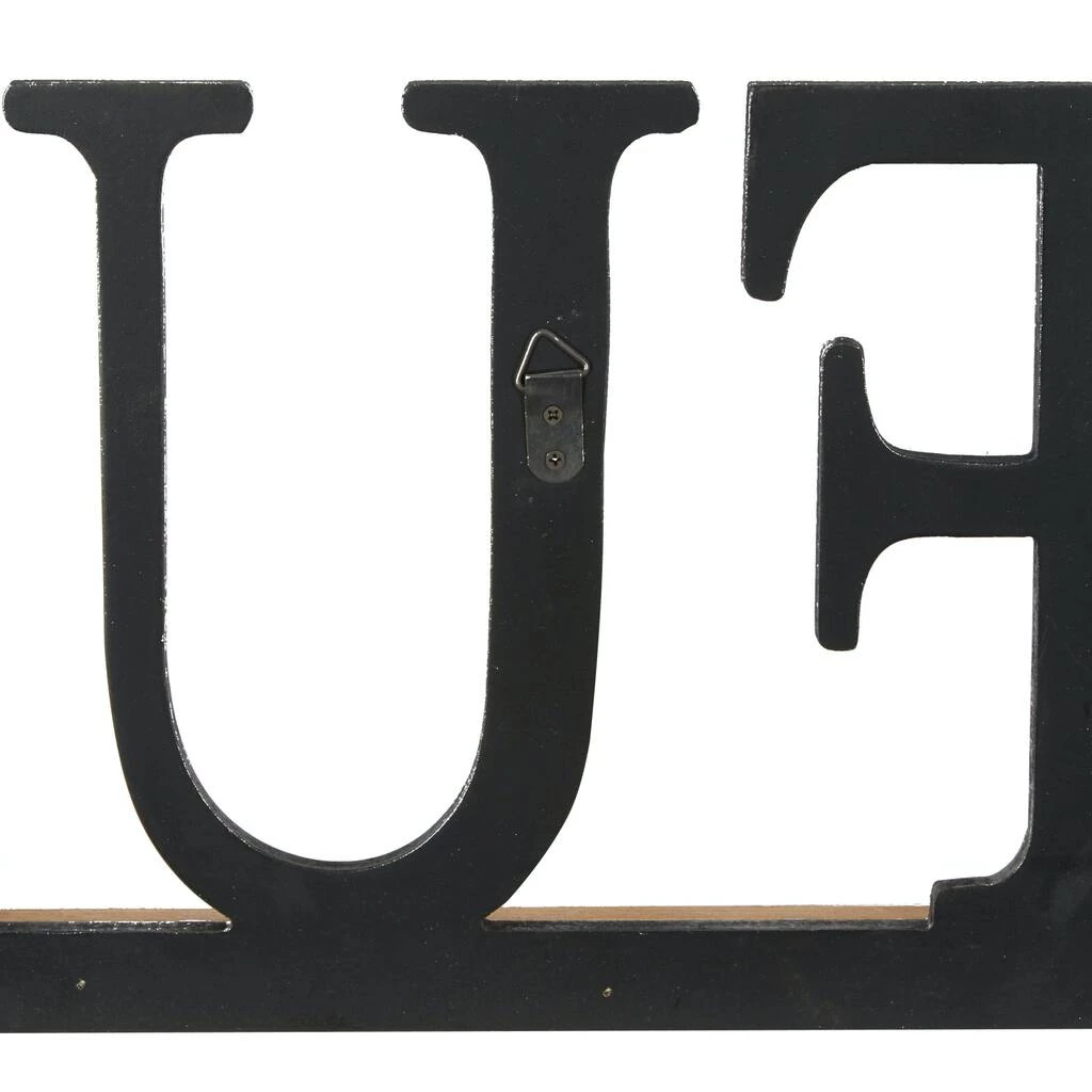 Best Pirce π Black Wood Traditional Wall Decor 10" x 48" x 1" by Ivory and Iris β¨ 5 Best Pirce π Black Wood Traditional Wall Decor 10" x 48" x 1" by Ivory and Iris β¨ - Image 5