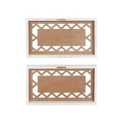 Cheapest 🎉 Set of 2 Beige Wood Farmhouse Sign Wall Decor, 12.25" x 7" by Ivory and Iris 🥰 -Cheap Ivory and Iris Store D503929S 5