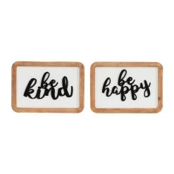 Best deal π Set of 2 White Metal Farmhouse Wall Decor 14", 10" by Ivory and Iris π§¨