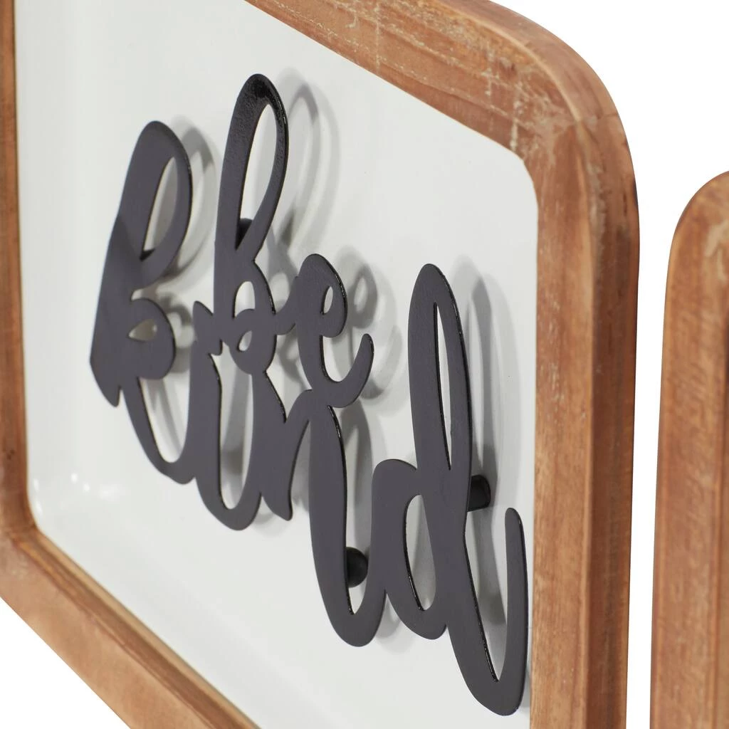 Best deal π Set of 2 White Metal Farmhouse Wall Decor 14", 10" by Ivory and Iris 𧨠3 Best deal π Set of 2 White Metal Farmhouse Wall Decor 14", 10" by Ivory and Iris 𧨠- Image 3