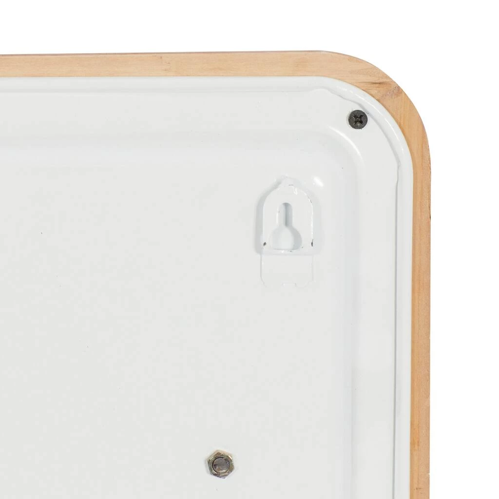 Best deal π Set of 2 White Metal Farmhouse Wall Decor 14", 10" by Ivory and Iris 𧨠5 Best deal π Set of 2 White Metal Farmhouse Wall Decor 14", 10" by Ivory and Iris 𧨠- Image 5