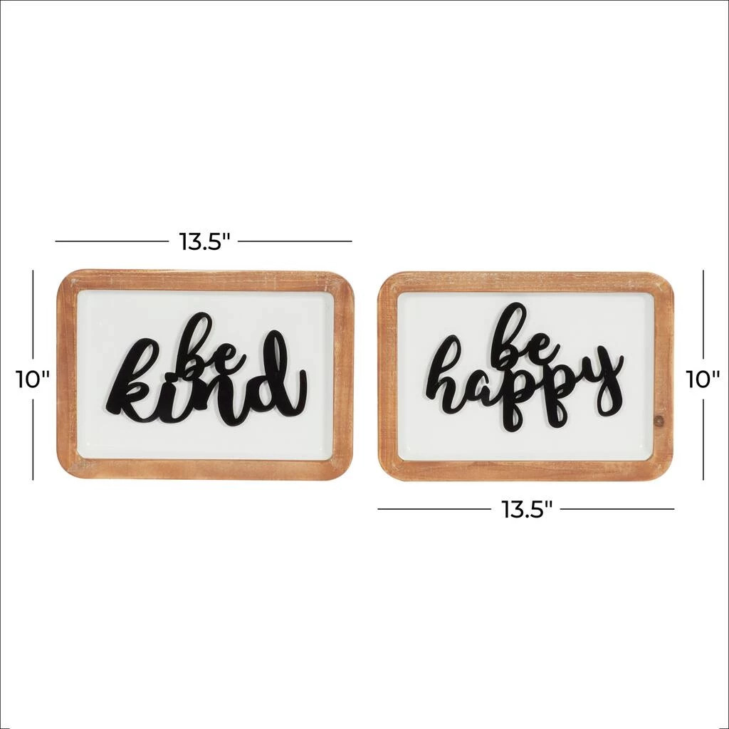 Best deal π Set of 2 White Metal Farmhouse Wall Decor 14", 10" by Ivory and Iris 𧨠7 Best deal π Set of 2 White Metal Farmhouse Wall Decor 14", 10" by Ivory and Iris 𧨠- Image 7