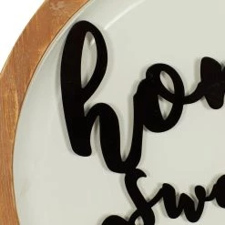 Coupon 🎉 White Metal Farmhouse Wall Decor 17" x 17" x 2" by Ivory and Iris 💯 -Cheap Ivory and Iris Store D503941S 4