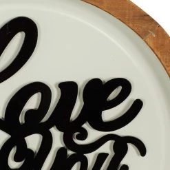 Deals 🎁 White Metal Farmhouse Wall Decor 17" x 17" x 2" by Ivory and Iris 🥰 -Cheap Ivory and Iris Store D503945S 4 1