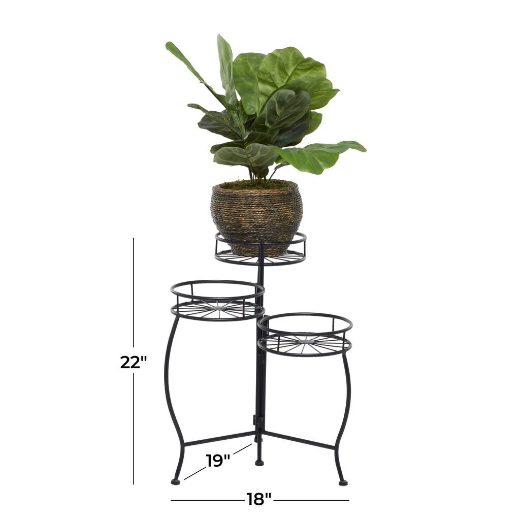 Deals π Black Iron Modern Plantstand, 22" x 18" x 19" by Ivory and Iris π₯° 7 Deals π Black Iron Modern Plantstand, 22" x 18" x 19" by Ivory and Iris π₯° - Image 7