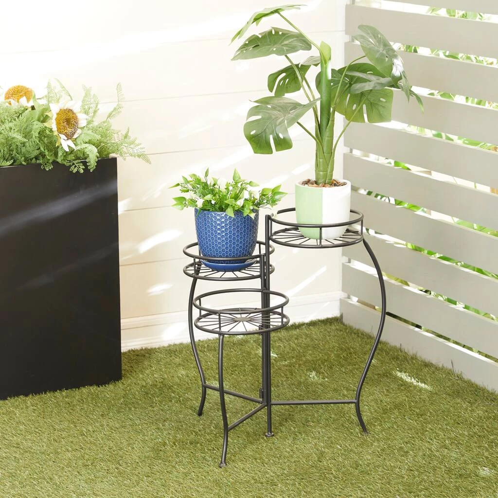 Deals π Black Iron Modern Plantstand, 22" x 18" x 19" by Ivory and Iris π₯° 8 Deals π Black Iron Modern Plantstand, 22" x 18" x 19" by Ivory and Iris π₯° - Image 8