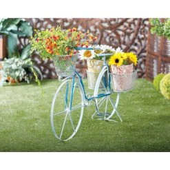 Budget π Blue Metal Vintage Plantstand, 50" x 28" by Ivory and Iris π 19 Budget π Blue Metal Vintage Plantstand, 50" x 28" by Ivory and Iris π -Cheap Ivory and Iris Store D503979S 10