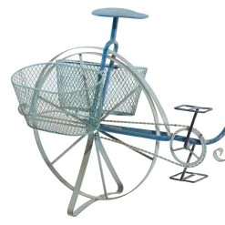 Budget π Blue Metal Vintage Plantstand, 50" x 28" by Ivory and Iris π 15 Budget π Blue Metal Vintage Plantstand, 50" x 28" by Ivory and Iris π -Cheap Ivory and Iris Store D503979S 6