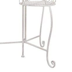 Best Pirce 💯 White Iron Country Cottage Plantstand, 23" x 21" x 19" by Ivory and Iris ✔️ 11 Best Pirce 💯 White Iron Country Cottage Plantstand, 23" x 21" x 19" by Ivory and Iris ✔️ -Cheap Ivory and Iris Store D503980S 4