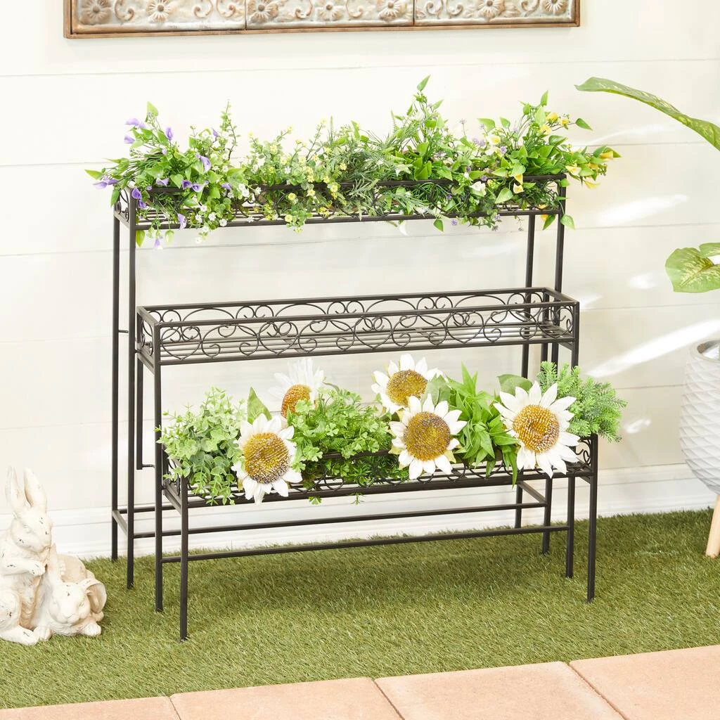 Best Pirce π Black Iron Industrial Plantstand, 28" x 30" x 17" by Ivory and Iris π 10 Best Pirce π Black Iron Industrial Plantstand, 28" x 30" x 17" by Ivory and Iris π - Image 10