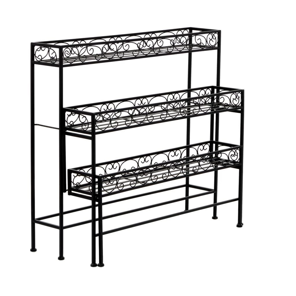 Best Pirce π Black Iron Industrial Plantstand, 28" x 30" x 17" by Ivory and Iris π 5 Best Pirce π Black Iron Industrial Plantstand, 28" x 30" x 17" by Ivory and Iris π - Image 5