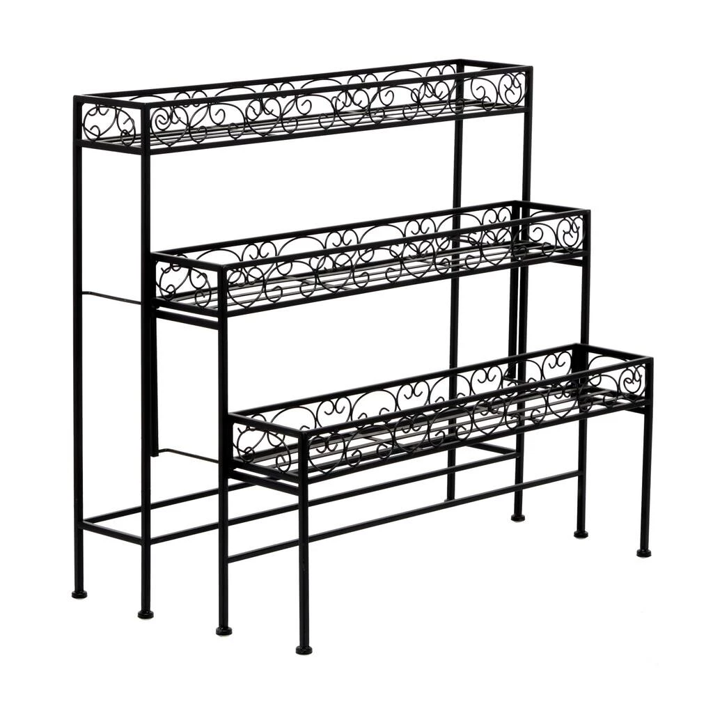 Best Pirce π Black Iron Industrial Plantstand, 28" x 30" x 17" by Ivory and Iris π 6 Best Pirce π Black Iron Industrial Plantstand, 28" x 30" x 17" by Ivory and Iris π - Image 6