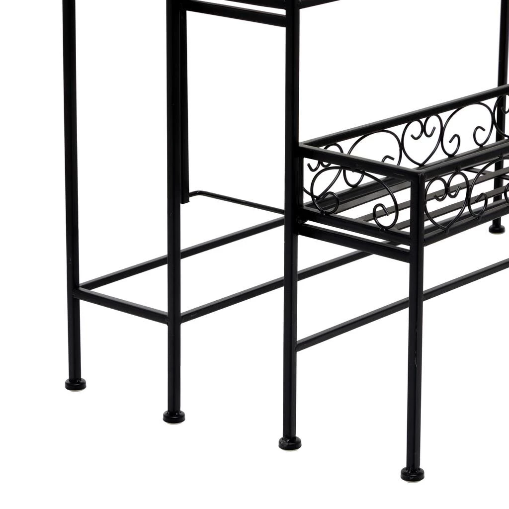 Best Pirce π Black Iron Industrial Plantstand, 28" x 30" x 17" by Ivory and Iris π 7 Best Pirce π Black Iron Industrial Plantstand, 28" x 30" x 17" by Ivory and Iris π - Image 7