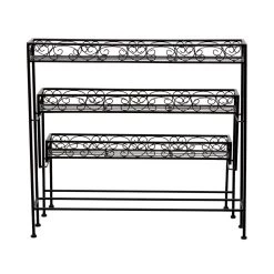 Best Pirce π Black Iron Industrial Plantstand, 28" x 30" x 17" by Ivory and Iris π 17 Best Pirce π Black Iron Industrial Plantstand, 28" x 30" x 17" by Ivory and Iris π -Cheap Ivory and Iris Store D503983S 8