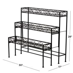 Best Pirce π Black Iron Industrial Plantstand, 28" x 30" x 17" by Ivory and Iris π 18 Best Pirce π Black Iron Industrial Plantstand, 28" x 30" x 17" by Ivory and Iris π -Cheap Ivory and Iris Store D503983S 9