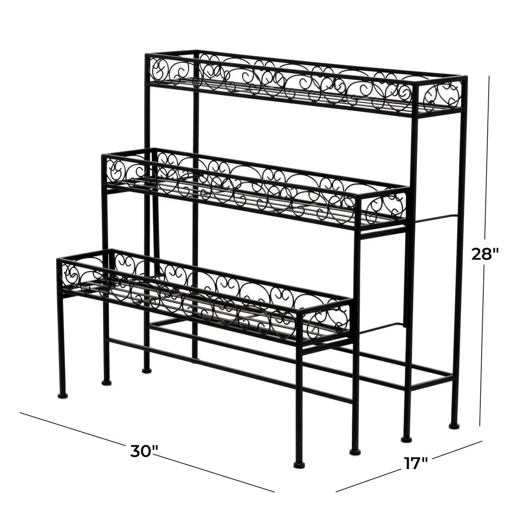 Best Pirce π Black Iron Industrial Plantstand, 28" x 30" x 17" by Ivory and Iris π 9 Best Pirce π Black Iron Industrial Plantstand, 28" x 30" x 17" by Ivory and Iris π - Image 9