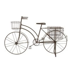 Flash Sale 🧨 Brown Iron Vintage Plant Stand, 39" x 63" x 19" by Ivory and Iris 😀