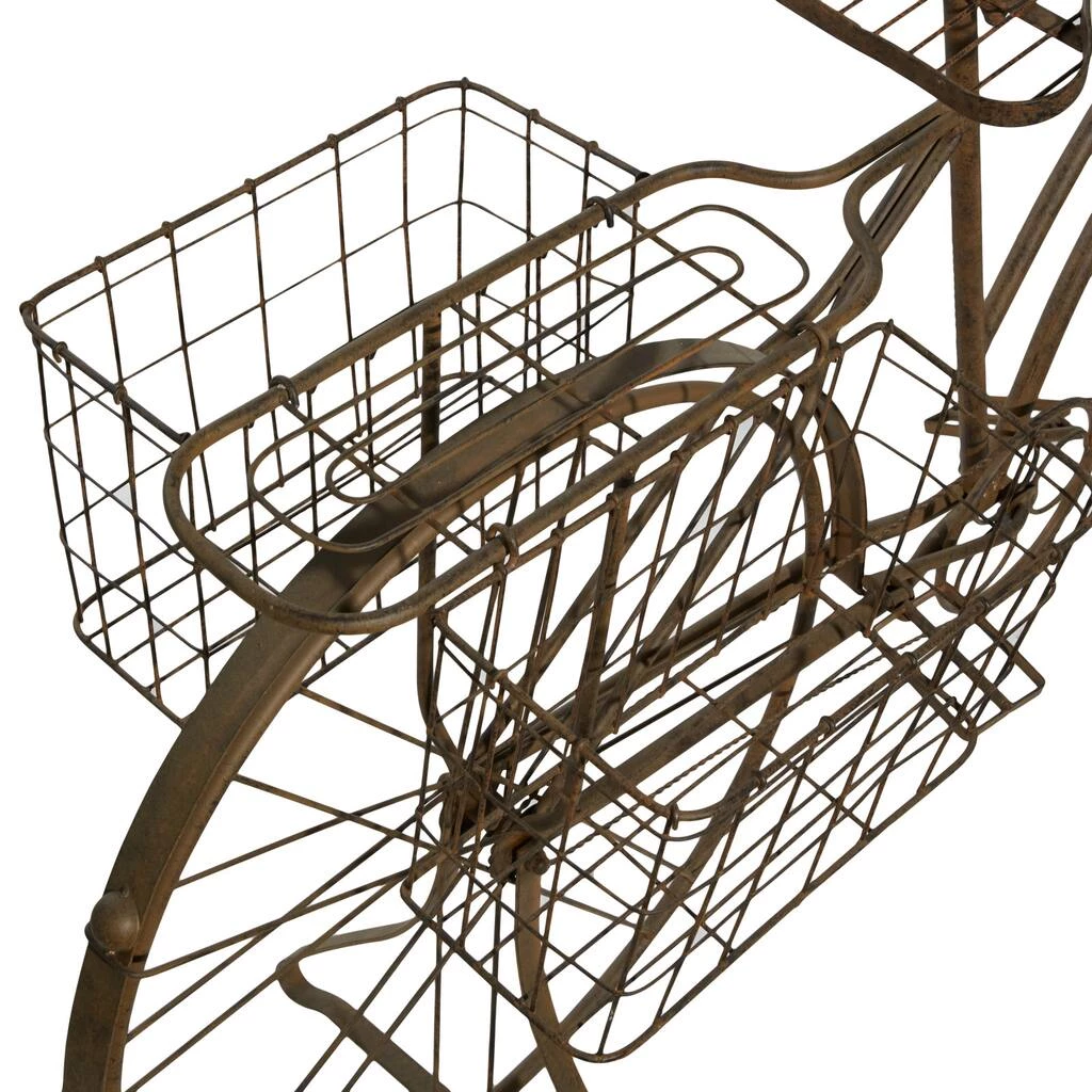 Flash Sale 🧨 Brown Iron Vintage Plant Stand, 39" x 63" x 19" by Ivory and Iris 😀 7 Flash Sale 🧨 Brown Iron Vintage Plant Stand, 39" x 63" x 19" by Ivory and Iris 😀 - Image 7