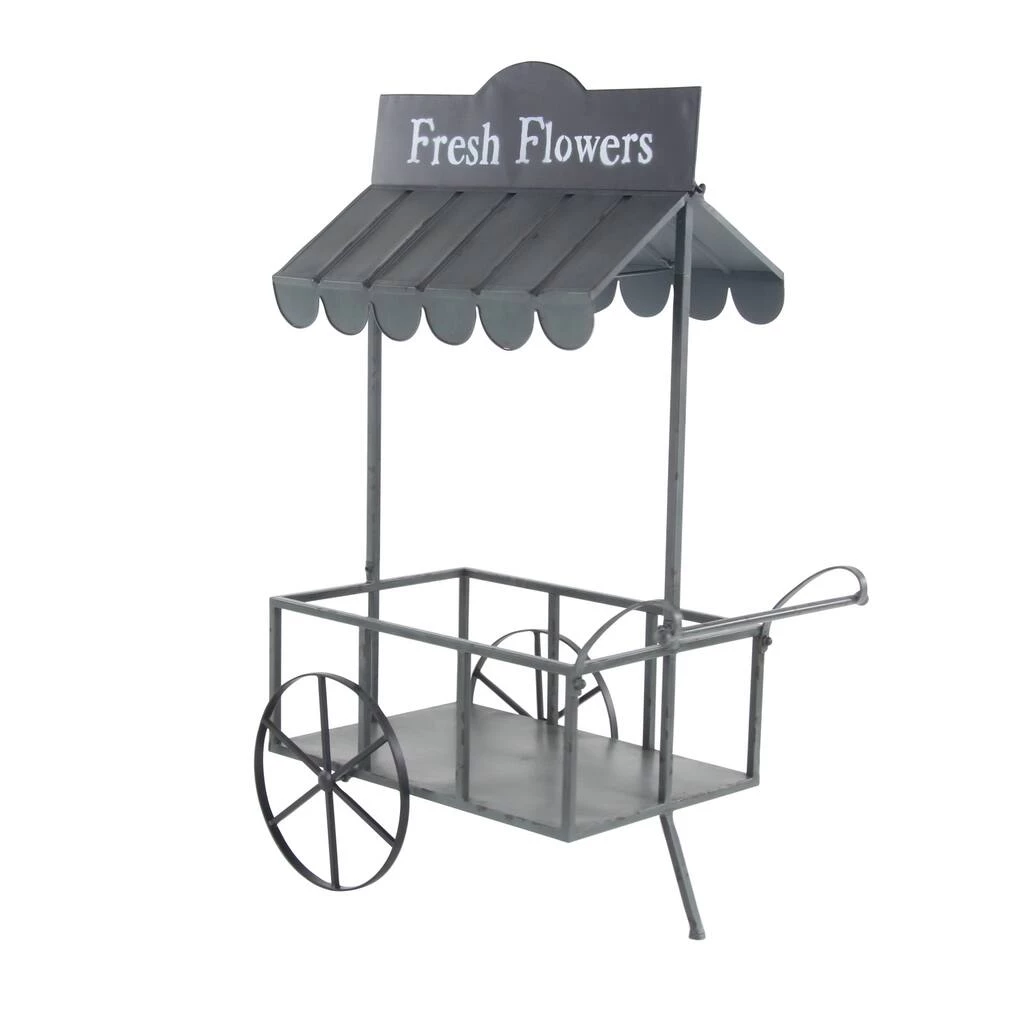 Deals ⭐ Black Metal Farmhouse Plantstand, 32" x 44" by Ivory and Iris 👏 4 Deals ⭐ Black Metal Farmhouse Plantstand, 32" x 44" by Ivory and Iris 👏 - Image 4