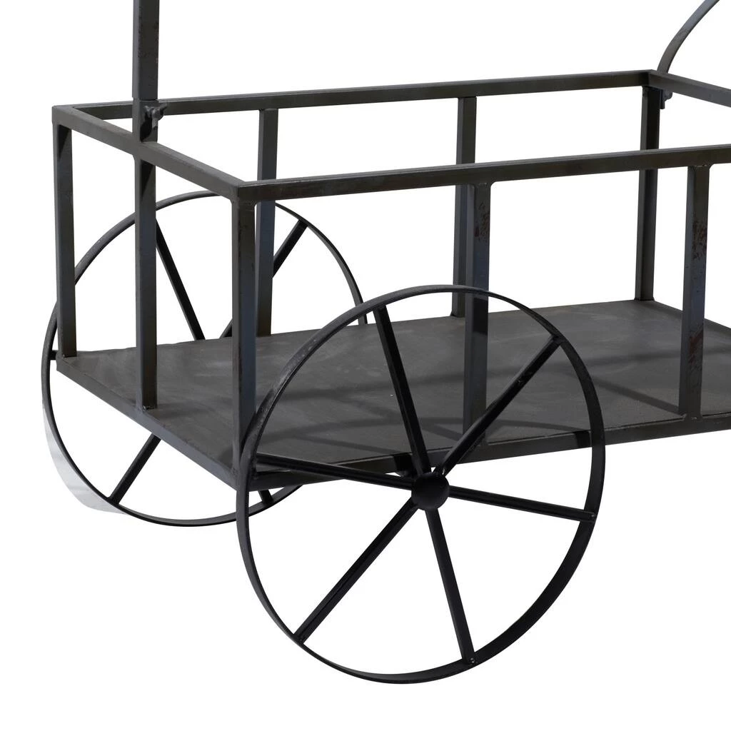 Deals ⭐ Black Metal Farmhouse Plantstand, 32" x 44" by Ivory and Iris 👏 7 Deals ⭐ Black Metal Farmhouse Plantstand, 32" x 44" by Ivory and Iris 👏 - Image 7