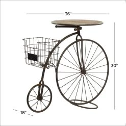 Hot Sale 💯 Brown Metal Farmhouse Plantstands, 30" x 36" x 18" by Ivory and Iris 🤩 -Cheap Ivory and Iris Store D503997S 7