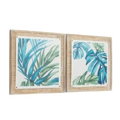 Budget 💯 Set of 2 Blue Sea Grass Eclectic Botanical Wall Decor, 29" x 29" by Ivory and Iris ✨ 10 Budget 💯 Set of 2 Blue Sea Grass Eclectic Botanical Wall Decor, 29" x 29" by Ivory and Iris ✨ -Cheap Ivory and Iris Store D504051S 3