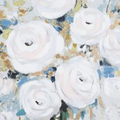 Top 10 😉 White Polystone French Country Framed Wall Art, 48" x 36" x 2" by Ivory and Iris 🤩 -Cheap Ivory and Iris Store D504052S 4