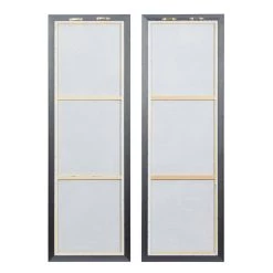 Budget 🥰 Blue Canvas Coastal Style Wall Art, 47" x 16" x 1" by Ivory and Iris ⌛ -Cheap Ivory and Iris Store D504055S 6