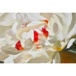 Best Pirce ✨ White Traditional Canvas Wall Art, 40" x 40" by Ivory and Iris ⭐ -Cheap Ivory and Iris Store D504057S 3