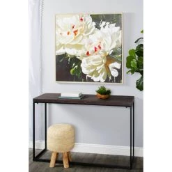 Best Pirce ✨ White Traditional Canvas Wall Art, 40" x 40" by Ivory and Iris ⭐ -Cheap Ivory and Iris Store D504057S 9