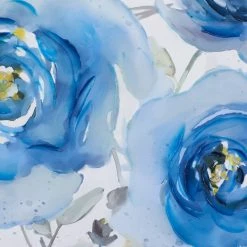 Wholesale 💯 Blue Polystone French Country Framed Wall Art, 32" x 32" by Ivory and Iris 🧨 -Cheap Ivory and Iris Store D504061S 3