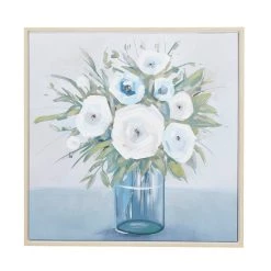 Cheapest 😉 Multi Polystone French Country Framed Wall Art, 32" x 32" x 2" by Ivory and Iris 🛒