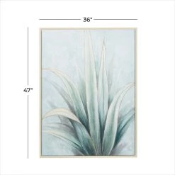 Cheap 👍 Blue Canvas Coastal Style Wall Art, 47" x 36" x 1" by Ivory and Iris 👏 -Cheap Ivory and Iris Store D504072S 8