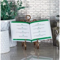 Promo ⭐ Set of 3" Multi Colored Metal Traditional Easel, 4" x 9" by Ivory and Iris 🎉 -Cheap Ivory and Iris Store D504074S 7