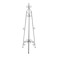 Best Pirce 😀 Black Iron Country Cottage Easel, 65" x 21" x 27" by Ivory and Iris 😍 -Cheap Ivory and Iris Store D504083S 7
